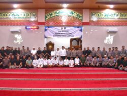 Bid Propam Polda Lampung Gelar Do’a Bersama Malam Nifsu Sya’ban di Masjid Al-Ikhlas