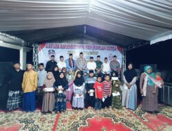 Kapolres Bersama Ketua Bhayangkari Serta PJU Melaksanakan Safari Ramadhan Kunker ke Mapoksek Way Serdang