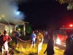 Lagi Lagi Terjadi Kebakaran Rumah Warga Di Sebabkan Arus Listrik