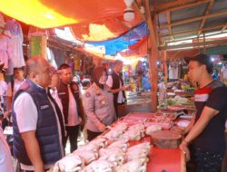 Sidak 5 Pasar Di Bandar Lampung, Polda Lampung Pastikan Stok Ketersediaan Dan Harga Stabil