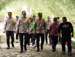 Kapolres Mesuji Dan PJU Kunjungan Ke Wisata Waterpark Taman Keanekaragaman Hayati Di Desa Mekar jaya
