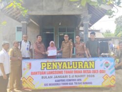 BLT-DD Tahap Satu Tahun 2025 Kampung Kahuripan Dalam Dibagikan.