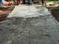 Pembangunan Rabat Beton Meningkatkan Aksesibilitas Di Pekon Dadapan