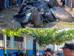 Memperingati Hari Lingkungan Hidup Sedunia Koligan Berkolaborasi Dengan Kelurahan Pasar Madang Menggelar Aksi Bersih- Bersih Sampah Plastik Di Pantai Kapuran Kotaagung