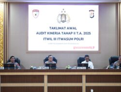Itwil III Irwasum Mabes Polri Lakukan Taklimat Awal Audit Kinerja Tahap II 2025 Di Polda Lampung