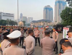 1.632 Polisi Dikerahkan Amankan  Aksi Ojol Disilang Selatan Monas