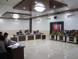 Jajaran Polres Mesuji Bersama Pemerintah Daerah Dan Stakeholder Terkait Melaksanakan Rapat Koordinasi Lintas Sektoral Dalam Rangka Penanganan Karhutla