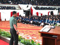 Danrem 043/Gatam Berikan Materi Wawasan Kebangsaan Kepada 4.000 Mahasiswa Baru Unila Tahun 2025