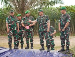 Kunjungan Danrem 043/Gatam ke Yonif TP 848/SPC, Dorong Semangat dan Kekompakan Prajurit