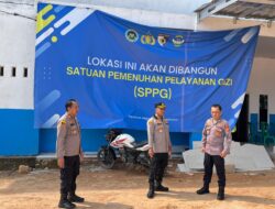 Kapolres Mesuji Melaksanakan Pengecekan Renovasi SPPG Polres Mesuji di Desa Hadi Mulyo