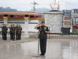 HUT Ke-78 Korem 043/Gatam, Brigjen TNI Haryantana, S.H. Pimpin Ziarah Rombongan