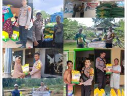 Personil Polres Mesuji Beserta Anggota Polsek Jajaran Gencar Melaksanakan Program Gerakan Pangan Murah Kepada Masyarakat