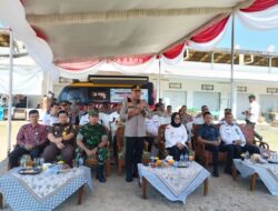 Polres Mesuji,Forkopimda, TNI Dan Stakeholder Melaksanakan kick off Dari Kapolda Lampung Irjen Pol. Helmy Santika SH., S.Ik, M.Si