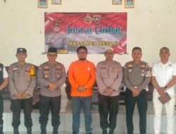 Serap Keluhan Masyarakat Jajaran Polres Mesuji Menggelar Kegiatan Jumat Curhat di Desa Simpang Pematang