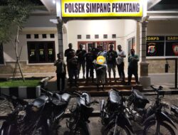 Polsek Simpang Pematang Berhasil Ungkap Kasus Curanmor Dengan 11 TKP, Amankan Tersangka Dan Barang Bukti