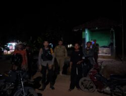 Bhabinkamtibmas Desa Fajar Baru,Aktif Melaksanakan Kegiatan Pengecekan Pos Keamanan Lingkungan Dan Ronda Malam Bersama Warga