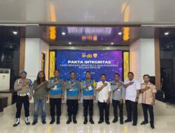 Polres Mesuji Gelar Penandatanganan Pakta Integritas Rangka penerimaan Bintara Brimob T.A. 2026