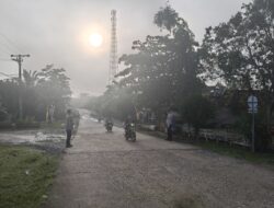 Anggota Polsek Jajaran Secara Rutin Melaksanakan Kegiatan Strong Poin (SP) Atau Pengamanan Rawan Pagi/Sore Dan Pengaturan Lalu Lintas Diwilayah Hukum Masing-Masing