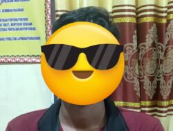 Pelaku Pencurian 1 Unit Handphone Di Desa Brabasan Saat Acara Jalan Sehat Berhasil Di Amankan Oleh Anggota Unit Reskrim Polsek Tanjung Raya