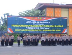 Polda Lampung Siap Amankan Acara Keagamaan Tabligh Akbar Indonesia Berdoa 2025