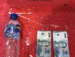 Jajaran Sat Res Narkoba Polres Mesuji Amankan Seorang Supir Asal Lampung Tengah Kedapatan Penyalahgunaan Narkoba