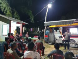 Terobosan baru Jajaran Sat Binmas Polres Mesuji Dalam Mempererat Hubungan Warga, Menerima Aspirasi Dan Mengedukasi Tentang Kamtibmas Secara Santai Dengan Melaksanakan Kegiatan Ngopi Sementara “Sat Binmas Cafe Harian”
