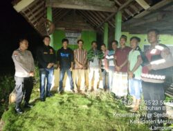 Kapolsek Way Serdang Bersama Anggota Melaksanakan Sambang di Kediaman Kepala Desa Labuhan Baru