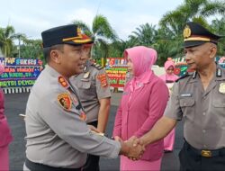 Kapolres Mesuji Pimpin Langsung Upacara Korp Rapor Kenaikan Pangkat Personel Polres Mesuji periode 01 Januari 2026,Di Lapangan Apel Mapolres