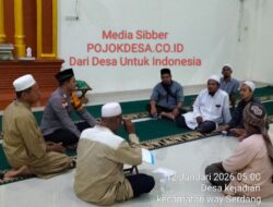 Jajaran Polsek Way Serdang Melalui Bhabinkamtibmas Melaksanakan Colling Sistem safari Subuh Berjamaah Di Masjid Agung Desa Kejadian