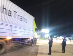 Satuan Samapta Polres Mesuji Melaksanakan Kegiatan Patroli Shelter Diwilayah Perbatasan Dan Patroli Rutin di Sepanjang Jalur Lintas Timur Serta Pintu Exit Tol Simpang Pematang