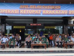 Jaga Keamanan Arus Mudik, Eva Dwiana Hadiri Apel Pasukan Operasi Ketupat Krakatau 2026