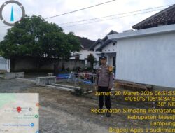 Polres Mesuji dan Polsek Jajaran Melaksanakan Pengamanan Sholat Idul Fitri di Masjid Ormas Muhammadiyah