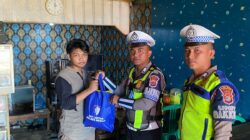 Sat Lantas Polres Mesuji Gelar “TASI BERKAH”, Salurkan Bantuan Beras Kepada Warga Kurang Mampu