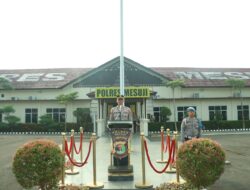 Polres Mesuji Melaksanakan Upacara Hari Kesadaran Nasional dilanjutkan pemberian Reward & punishment (PTDH)