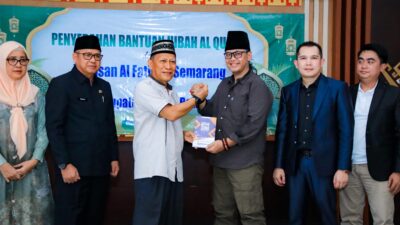 Bupati Tulang Bawang Terima Hibah 12.000 Al-Qur’an, Hadirkan Cahaya Qurani Hingga Pelosok Kampung