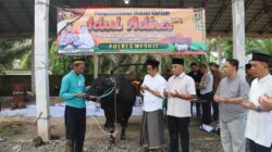 Hari Raya Idul Adha 1447 H.Tahun 2026, Jajaran Polres Mesuji Melaksanakan Penyembelihan Hewan Qurban Di Markas Komando Polres Mesuji