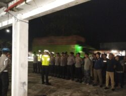 Jajaran Polres Mesuji Gelar Apel Siaga Kompi II Rangka Pengamanan Kamtibmas Selama Libur Panjang