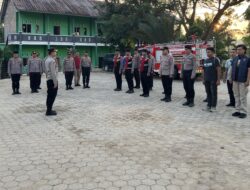 Jajaran Polres Mesuji Laksanakan Pengamanan Penyambutan Kedatangan Jamaah Haji Dari Tanah Suci Mekkah