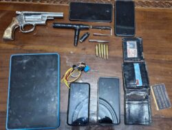 Komplotan Pencuri Antar Wilayah di Bekuk Polisi,Tim URC Sat Reskrim Polres Tulang Bawang Bongkar Jejak Kejahatan Senpi Rakitan Dan Kunci T Di Amankan