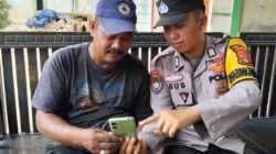 Jajaran Polres Mesuji Melalui Bhabinkamtibmas Giat Sosialisasi Dan pengenalan Aplikasi Siger Lampung Presisi